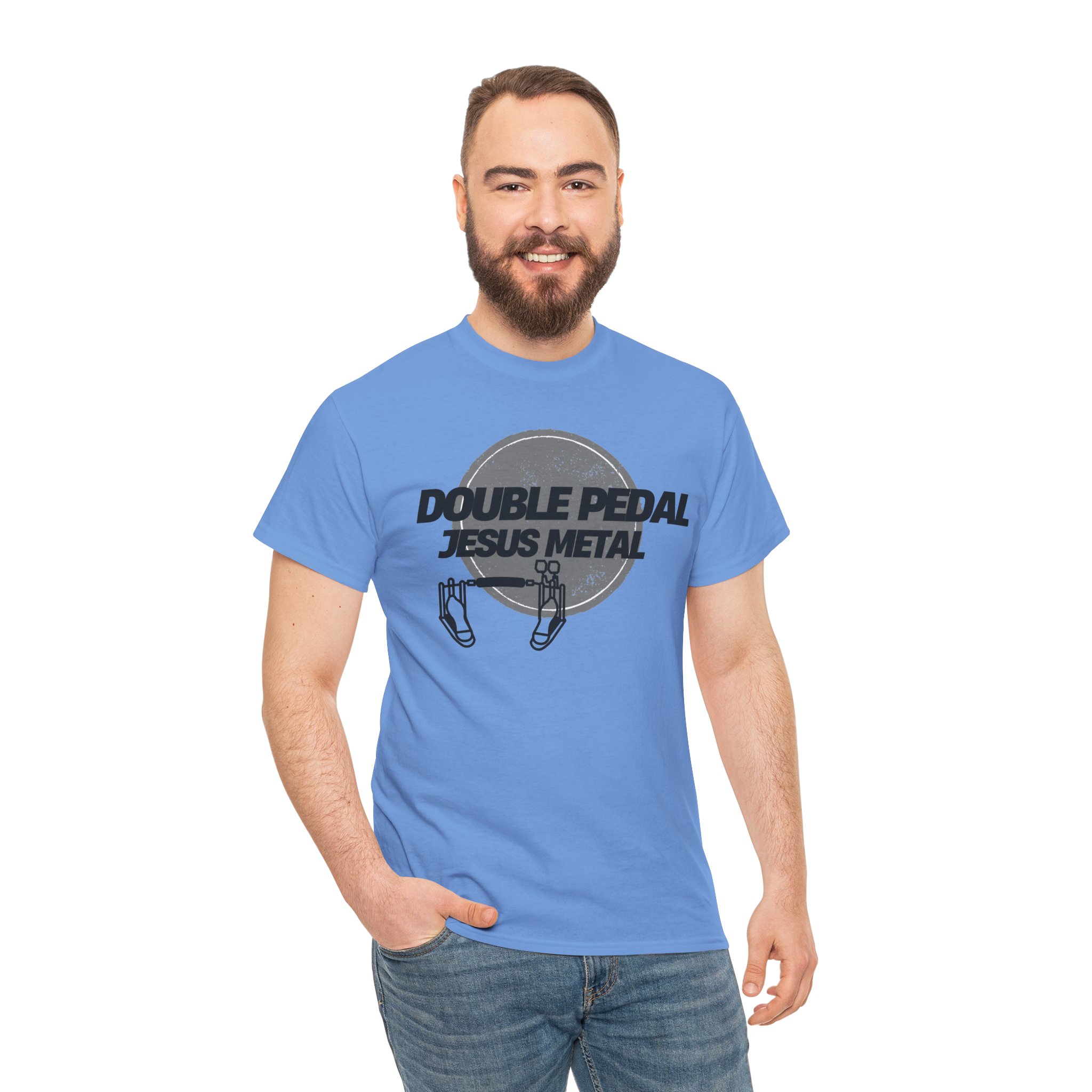 Double Pedal Jesus Metal Tee - Image 10