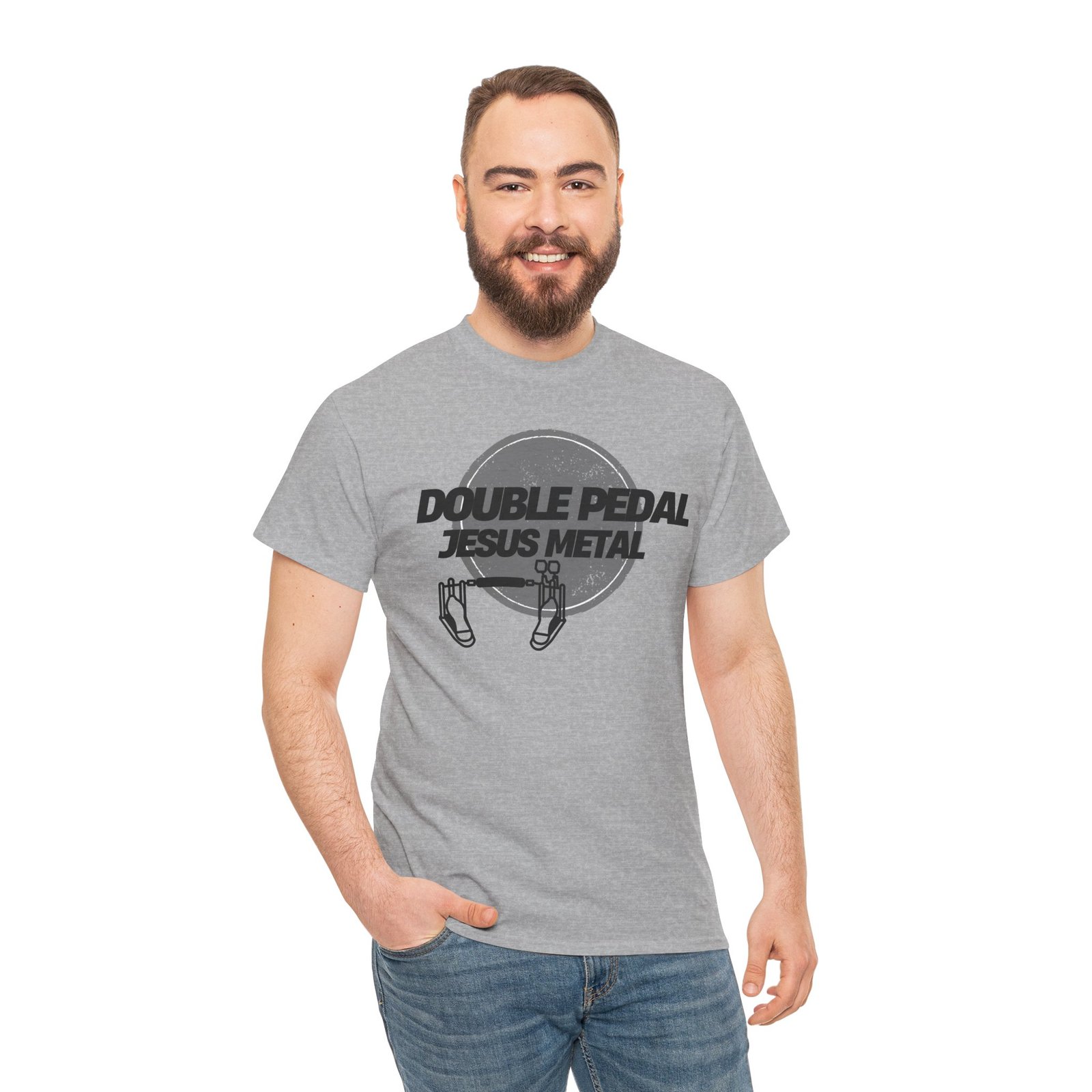 Double Pedal Jesus Metal Tee - Image 6