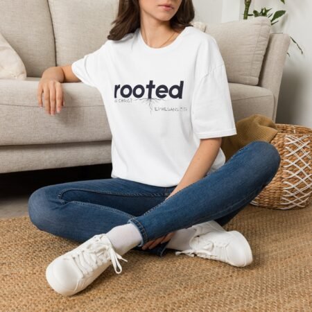 Rooted T-Shirt — Minimal Faith-Inspired Graphic Tee